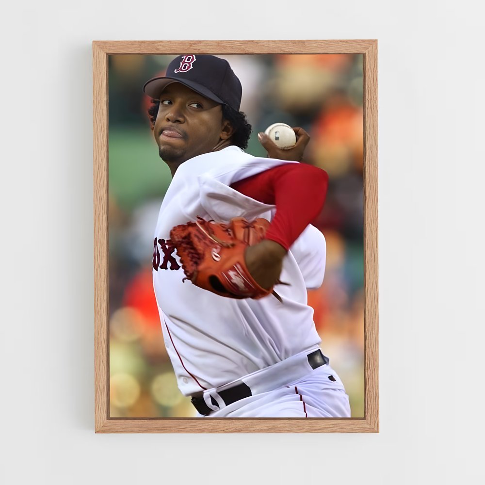 Poster Pedro lancer – affiche Baseball (vue 4)